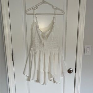 Elegant White Women's Dress